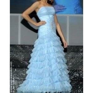 Blue Jovani Size 4 Mermaid dress